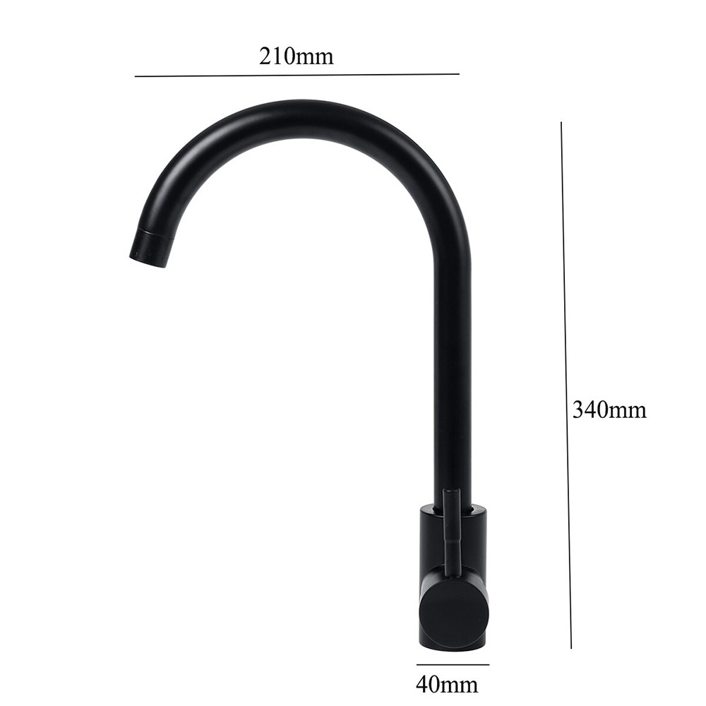 Vòi Chậu Rửa Chén Bát Schmidt Inox 304 Mạ Đen, Sơn Tĩnh Điện Cao Cấp – Hàng Chính Hãng