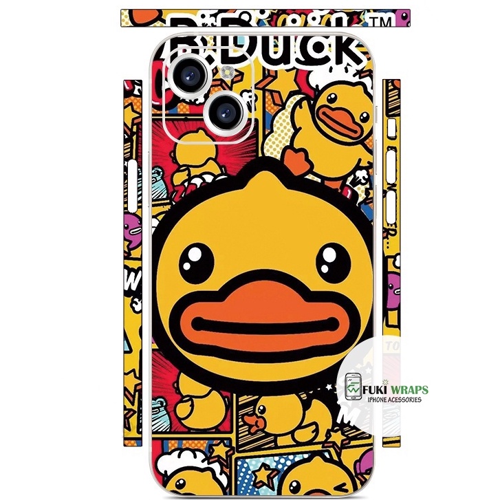 Tấm dán Skin Mặt Sau Con Vịt FULL VIỀN Dành Cho 13prm , 12prm , 11prm , xsm , ip11 , ip12 ,ip13 , 7p - FukiShop