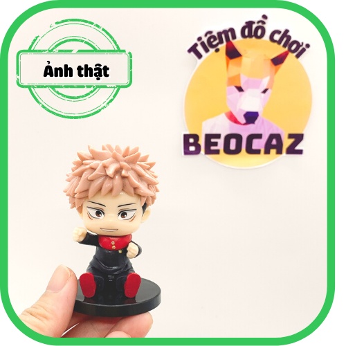 [Tách lẻ][Tặng Hộp Bảo Vệ] Mô hình ngồi anime chibi Jujutsu Kaisen Satoru Itadori Panda Kento Megumi Nobara Inumaki