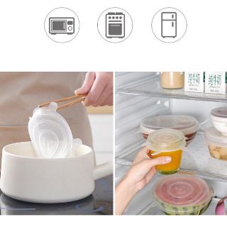 Bộ 6 Nắp Đậy Silicon.