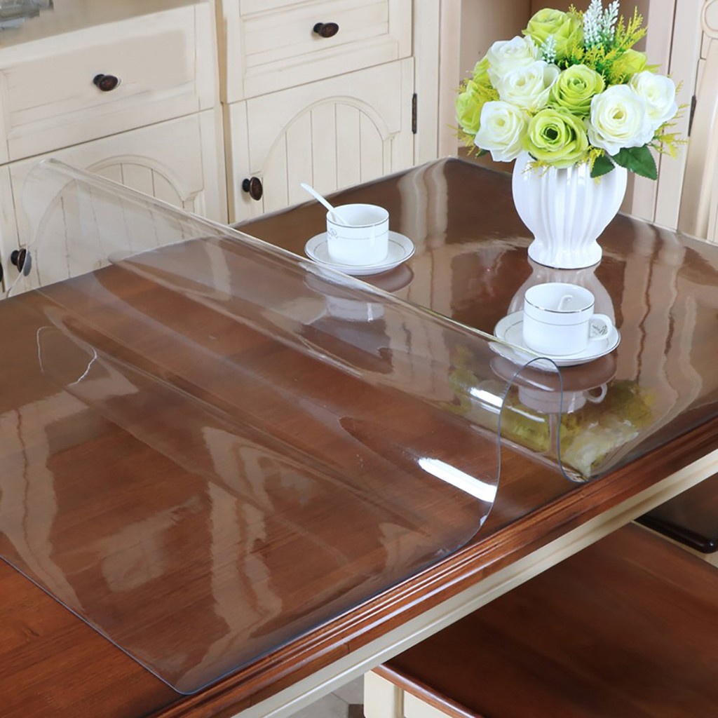 Khăn Trải Bàn Tròn Bằng Nhựa pvc Mềm Trong Suốt 1.0mm