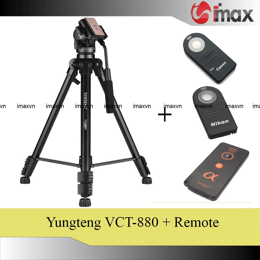 Chân máy ảnh Tripod Yunteng VCT-880