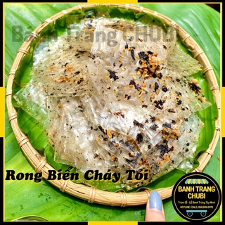 Bánh tráng miếng rong biển cháy tỏi trộn loại 1 siêu ngon - bánh tráng lá rong biển tỏi- chubi