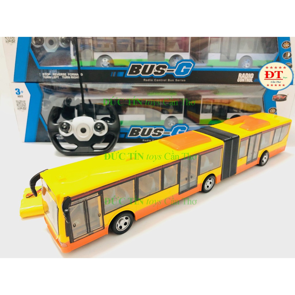 ĐỒ CHƠI XE BUS ĐIỀU KHIỂN PIN SẠC 6 BÁNH DÀI 44CM
