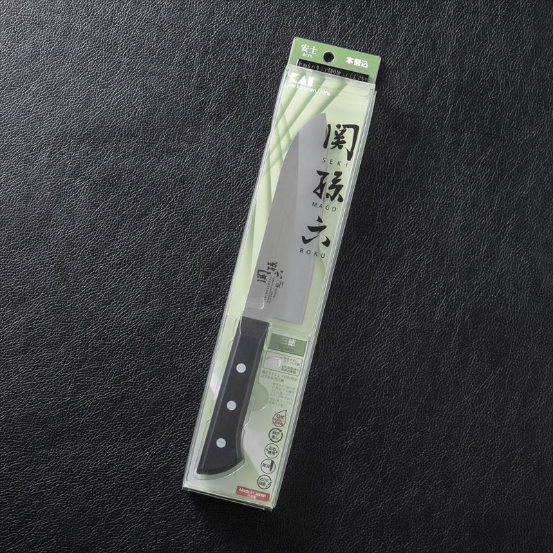 DAO BẾP NHẬT KAI AZUCHI SANTOKU - DAO THÁI ĐA NĂNG AE5141 (165MM)