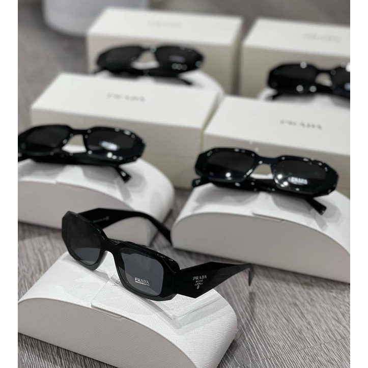 MẮT KÍNH MÁT RÂM PRAD NỮ CHANH SẢ DÁNG VUÔNG NHỎ 761