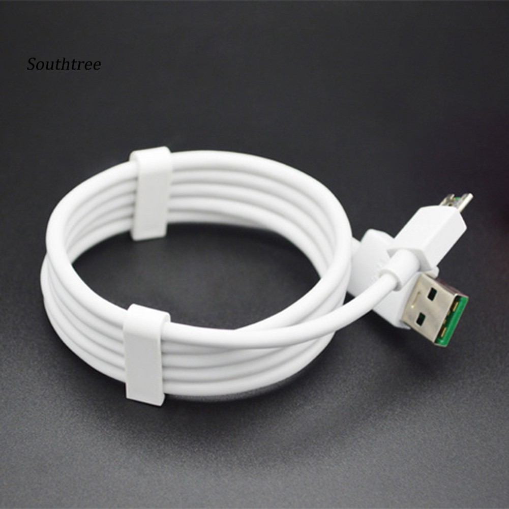 Dây cáp sạc truyền dữ liệu 1M micro USB hỗ trợ sạc nhanh 4A cho điện thoại OPPO VOOC Android