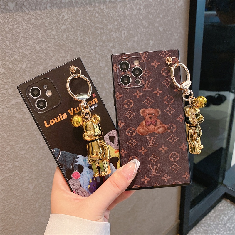 Ốp điện thoại hình gấu cho IPHONE 12ProMax 12Pro 12 11ProMax 11Pro 11 XS Max XR XS X 8Plus