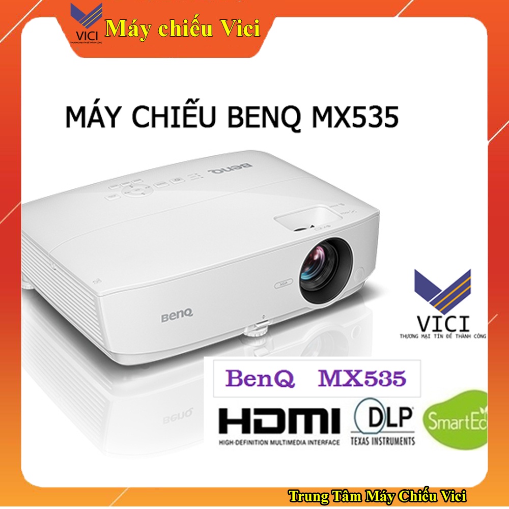 Máy Chiếu Benq MX535 Chính Hãng Bảo Hành 2 Năm. Dùng Cho Văn Phòng, Xem Phim, Xem Bóng Đá Hoặc Dạy Học Sáng Đẹp