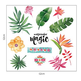 Decal dán tường hình chiếc lá