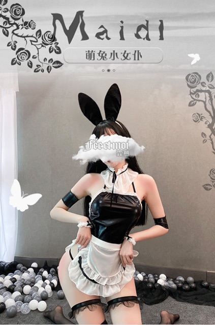 ⚫️ FREESHIP 😍😍😍 Set thỏ hầu Sexy chất đẹp Chuẩn Form