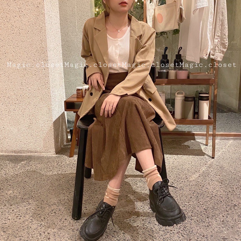 Áo Blazer MAGIC Hàn Quốc Phối Nút  Nữ Ullzang | BigBuy360 - bigbuy360.vn