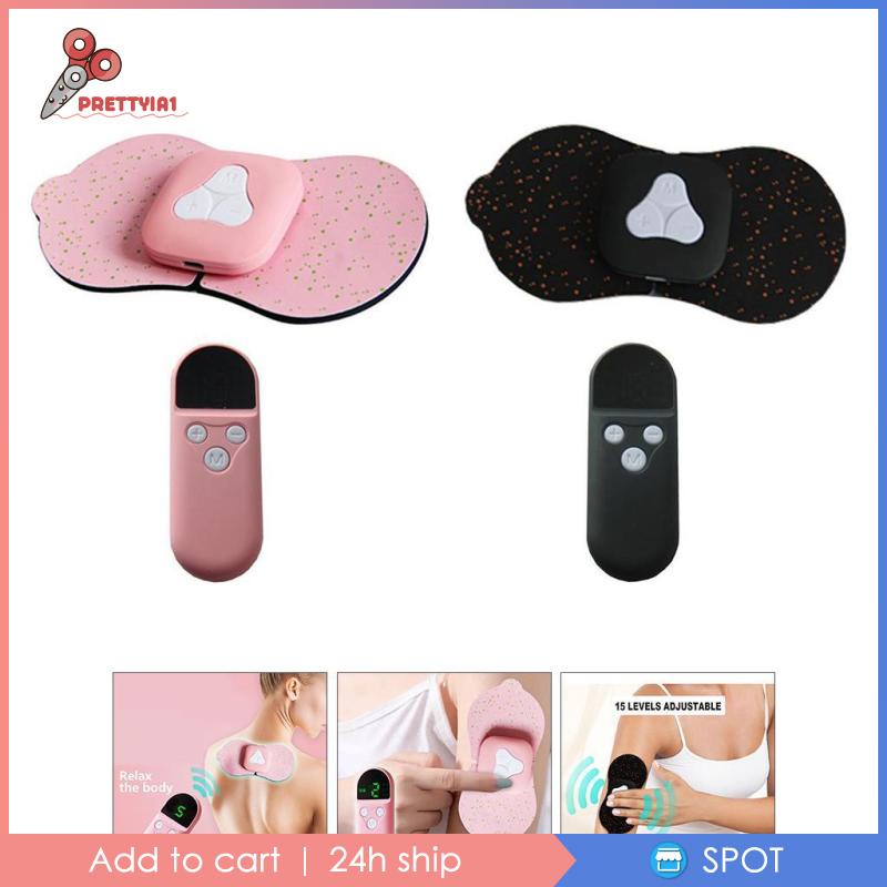 [Hàng mới về] Miếng dán cơ thể mini màu hồng mát-xa giảm đau đa dụng