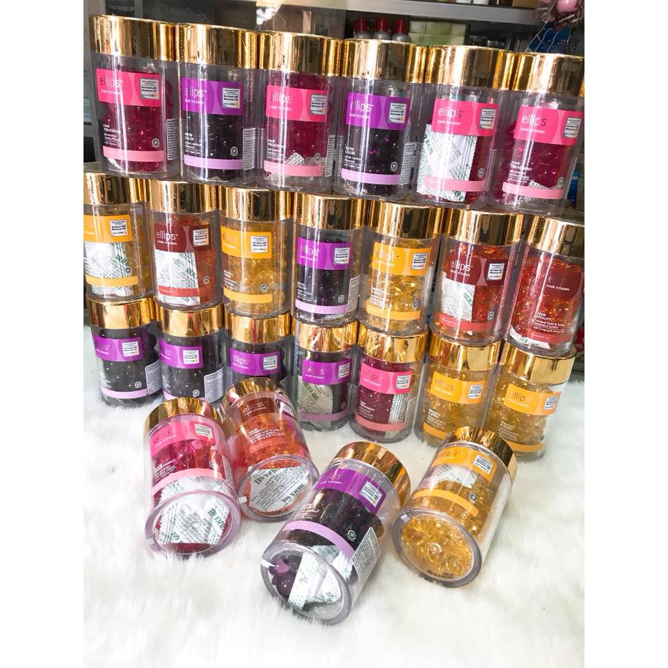 (Hủ 50 viên) Serum Vitamin dưỡng tóc Ellips chính hãng công ty | BigBuy360 - bigbuy360.vn