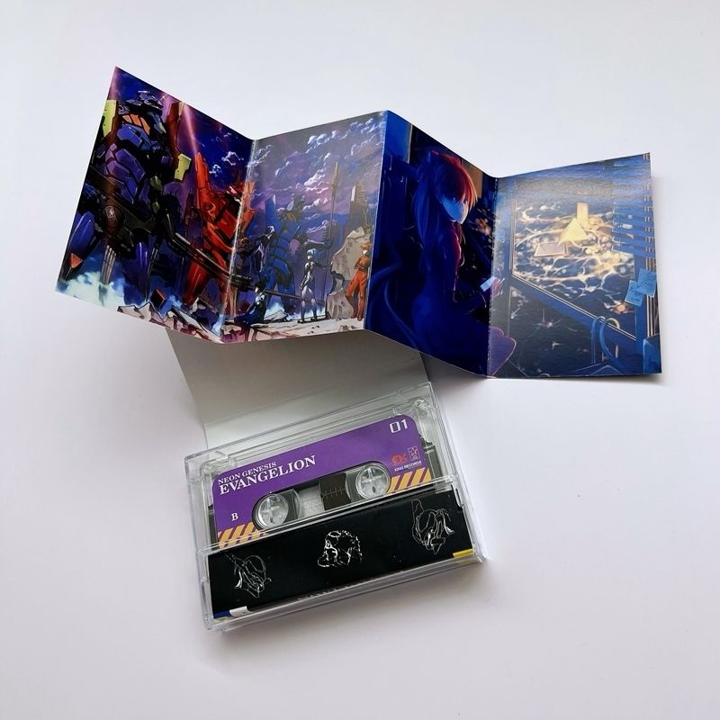 Băng cassette eva neon genesis Evaangelion ost Evaa-01 Phiên Bản Giới Hạn Màu Tím