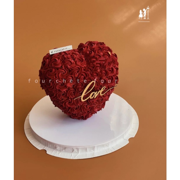 Khuôn Làm Bánh Hình Trái Tim 3D 6 inch 8 inch