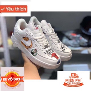 Video + ảnh thật > giày sneaker af1 chicago bull thấp cổ