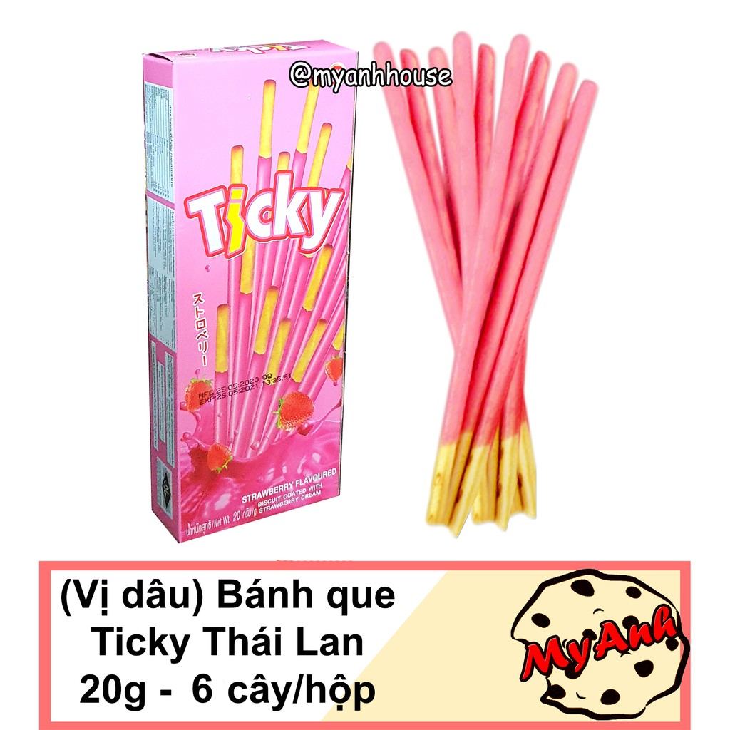 [Mã 267FMCGSALE giảm 8% đơn 500K] BÁNH QUE TICKY THÁI LAN 20G DATE T12/2021 | BigBuy360 - bigbuy360.vn