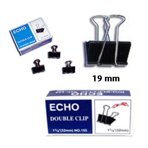 Kẹp bướm, kẹp giấy các size 15-19-25-32mm
