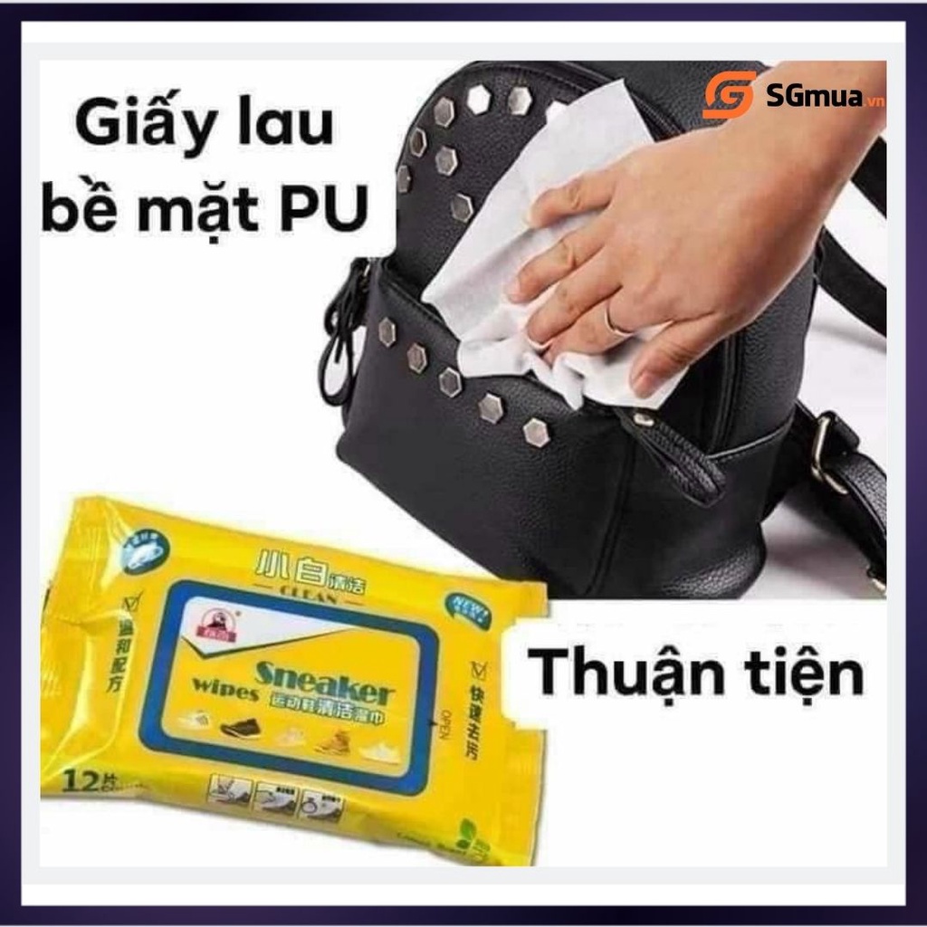 Khăn giấy, khăn lau vệ sinh giày, túi 30 tờ