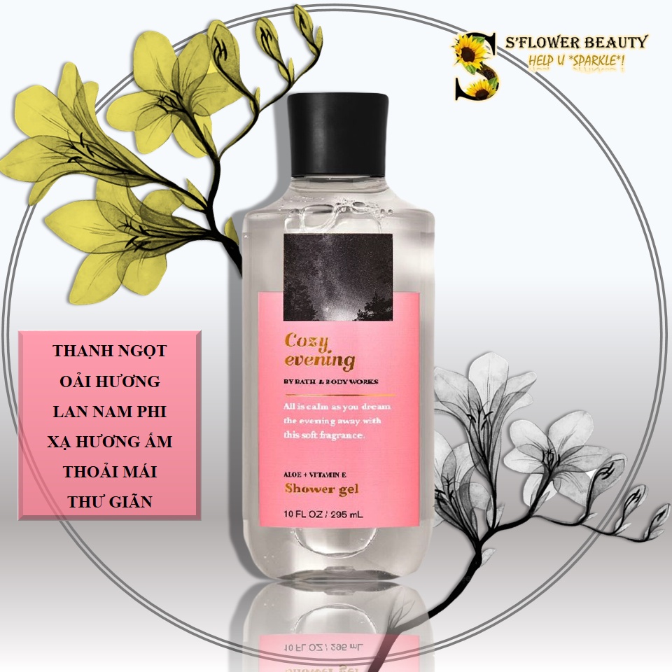 Bst Homebody | Gel Tắm Lưu Hương Dưỡng Ẩm Bath &amp; Body Works - Misty Morning | Afternoon Sunshine | Cozy Evening