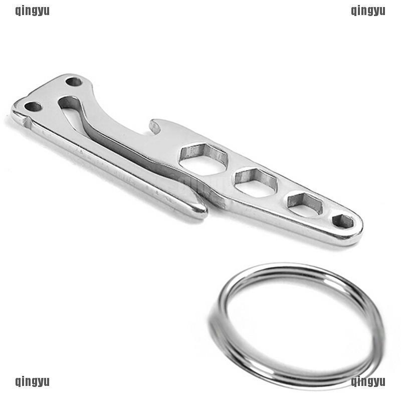 1 Dụng Cụ Mở Nắp Chai Đa Năng Bằng Thép Không Gỉ