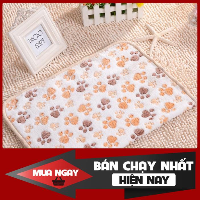 [Mã PET50K giảm Giảm 10% - Tối đa 50K đơn từ 250K] Chăn mền vải nhung siêu mềm mại cho chó mèo (kt 60*40cm) 0