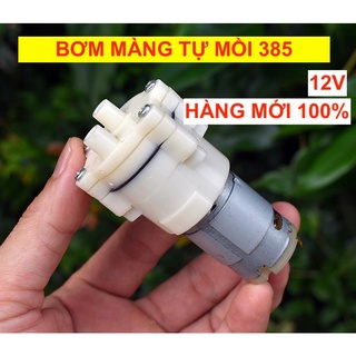 Máy bơm nước mini bơm tự mồi DC 12V động cơ 385 bơm 2 lít/phút - LK0082
