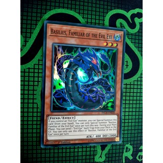 [ Đỗ Lạc Shop ] Thẻ Bài Yugioh Monster Basilius, Familiar of the Evil Eye - INCH-EN030 - Super