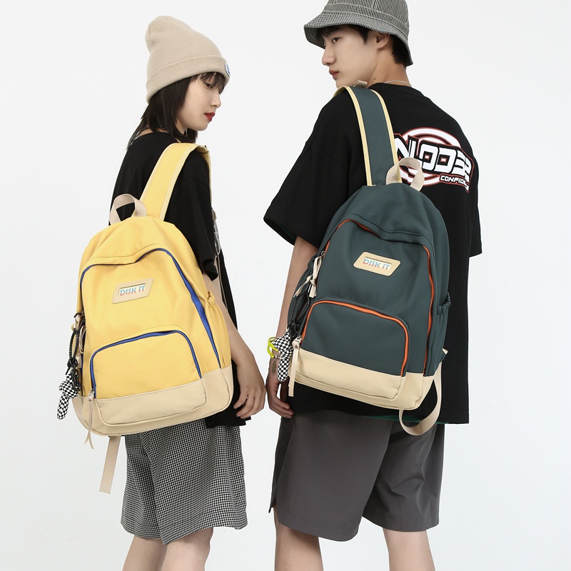 Ba lô PRETTYZYS sức chứa lớn 15.6inch phong cách Hàn Quốc ulzzang 2022 dành cho học sinh sinh viên