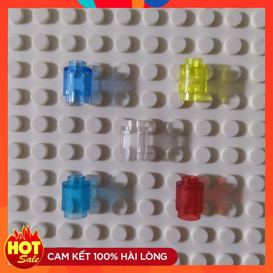 Đồ Chơi COMBO 10 Gạch Trụ Tròn 1x1x3(H) Màu Trong Suốt NO.183 - Phụ Kiện MOC Tương Thích 3062