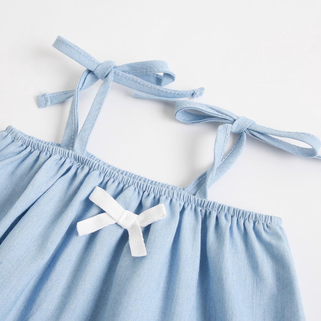 Bộ quần áo Sanlutoz dành cho bé gái cotton mùa hè dễ thương