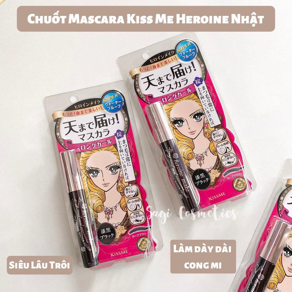 Mascara Kiss Me Heroine Nhật Bản(bill)