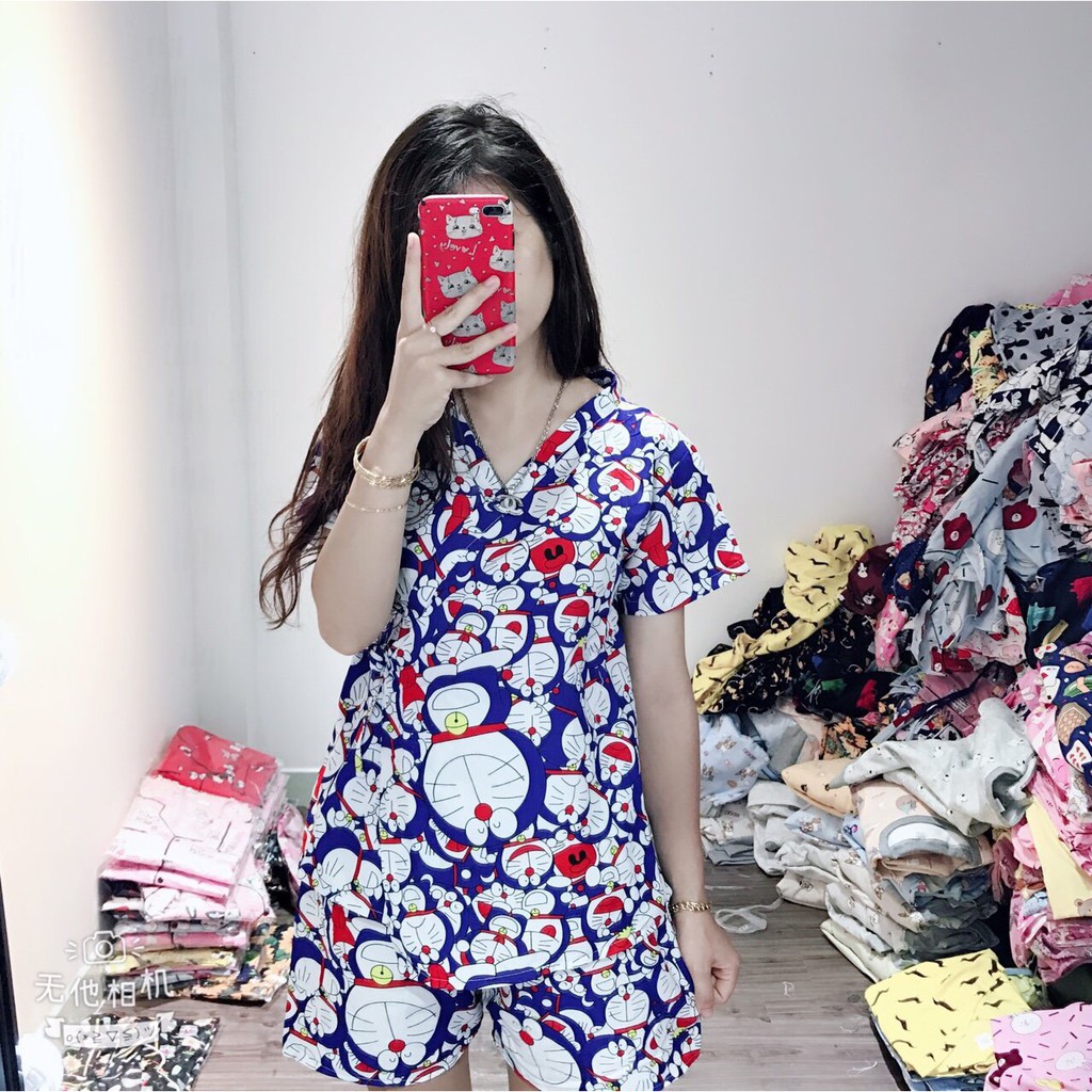 Bộ ngủ Pizama Cộc Tay 31 màu đẹp[Ảnh thật+video] | BigBuy360 - bigbuy360.vn
