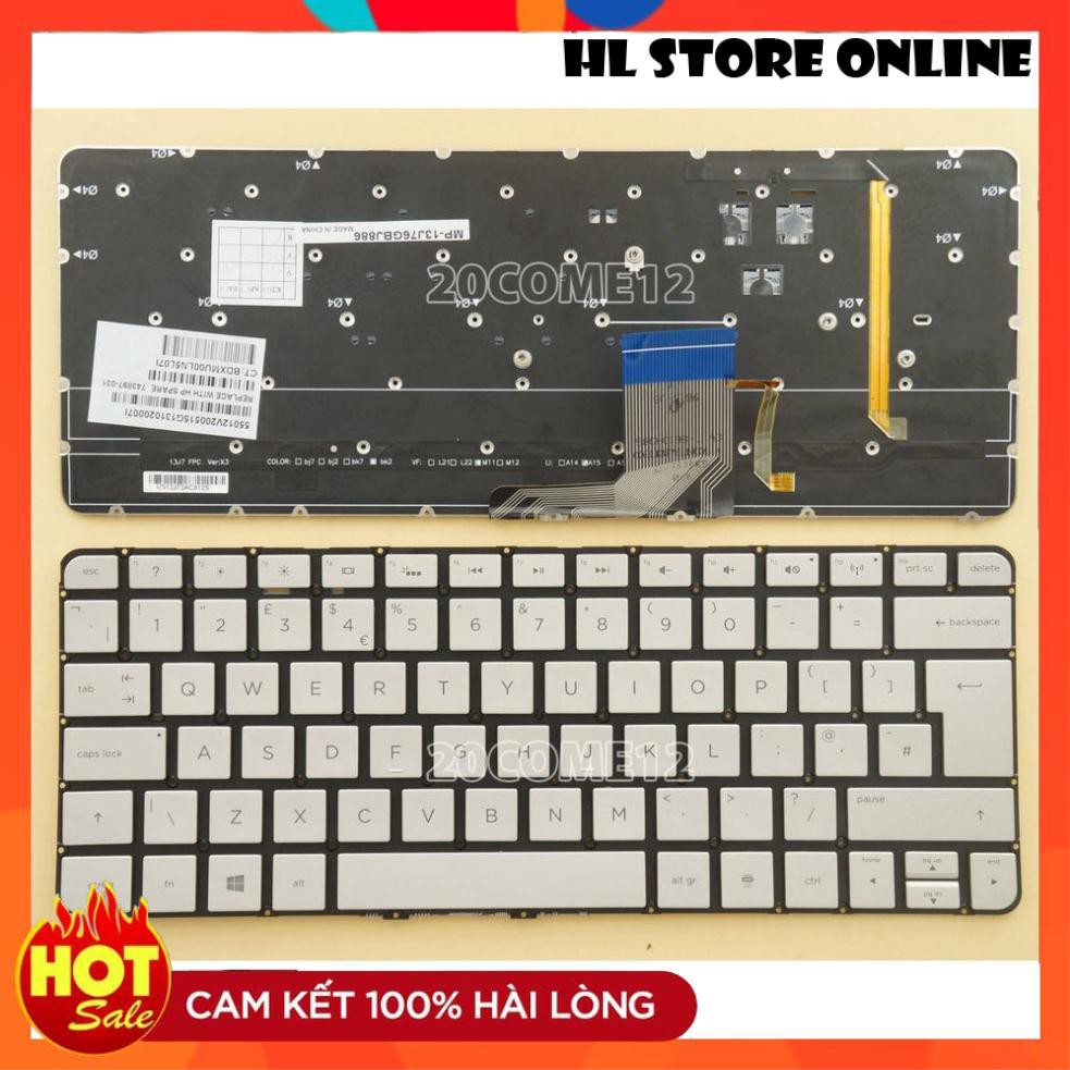 🎁 [MỚI] Bàn phím Laptop HP SPECTRE 13 13T-3000  * Spectre 13-3000, Spectre 13T-3000 * shoplinhkienvitinh