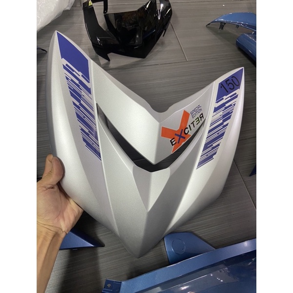 Dàn áo Exciter 150 xanh bạc phiên bản Bình Minh  Dawn đời xe 2019