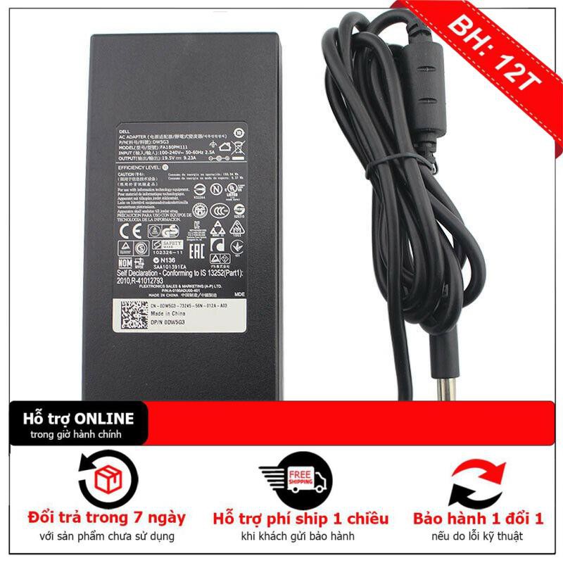 Adapter sạc dành cho Laptop Dell 180w(19.5V-9.25A)