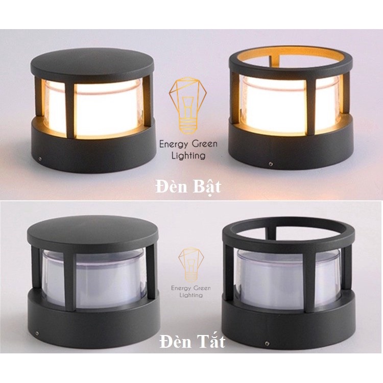 Đèn Sân Vườn Ngoài Trời Energy Green Lighting - Trụ Cổng Cột Hàng Rào Mái Hiên Chống Nước Cao Cấp Decor Vintage