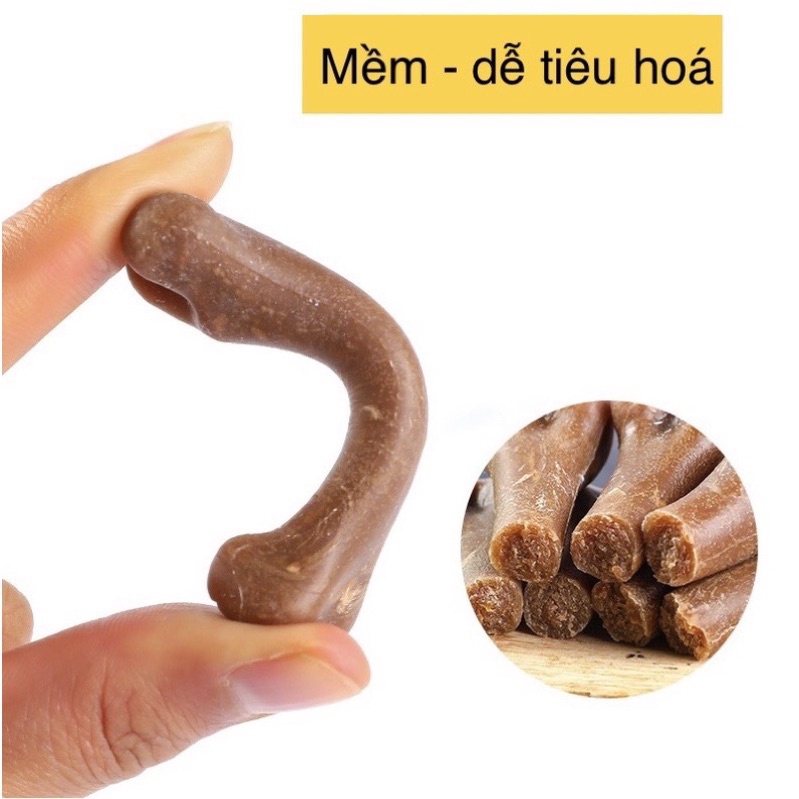 Xương gặm CANXI sạch răng cho chó túi 250g