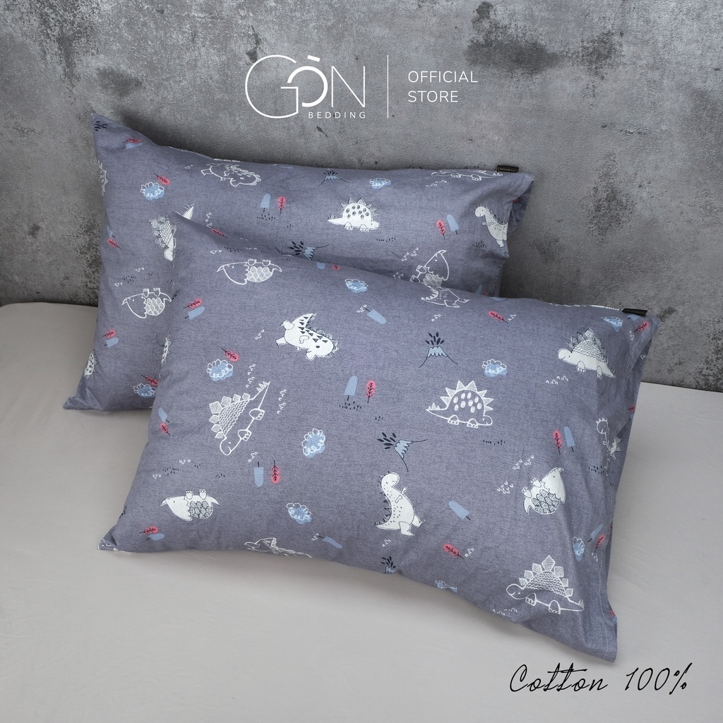 [Nhiều mẫu] 01 Vỏ Gối Nằm Gòn Bedding Cotton 100% Hàn Quốc 50x70 cm Họa Tiết Hoạt Hình | BigBuy360 - bigbuy360.vn