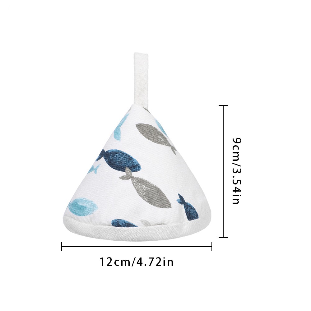 Vỏ Bọc Tay Cầm Xoong Nồi Hình Tam Giác Bằng Vải Cách Nhiệt Chống Bỏng