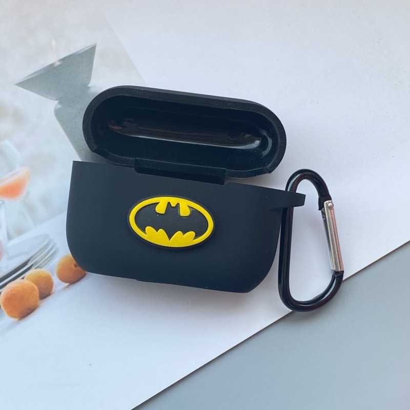 Bao Ốp AirPods Pro Silicon Dẻo Siêu Anh Hùng Marvel Có Tặng Móc Khóa