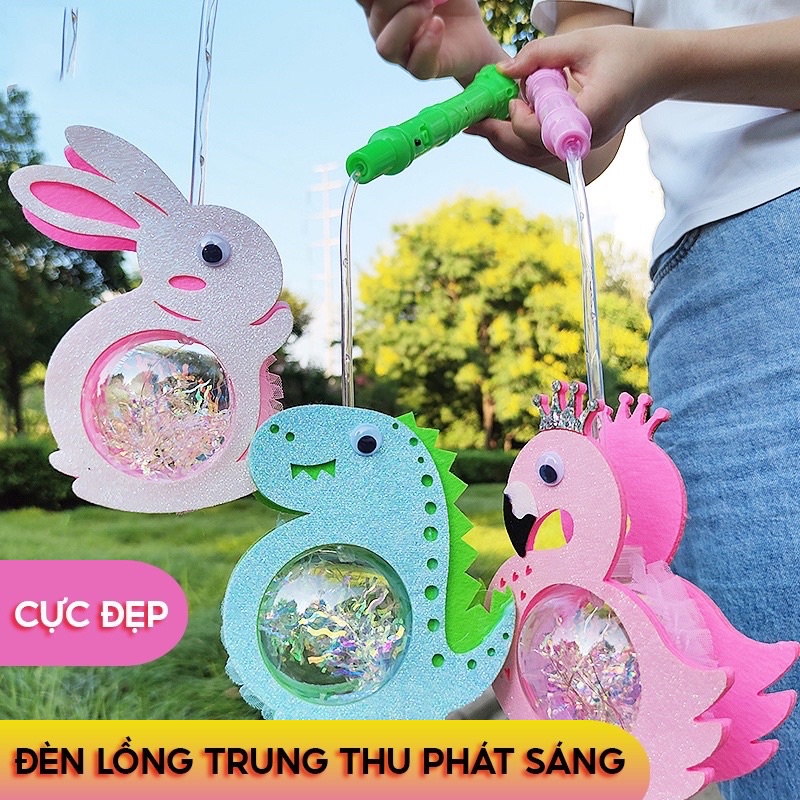 Đèn lồng trung thu hình thú cho bé- hàng sẵn kèm hình thật