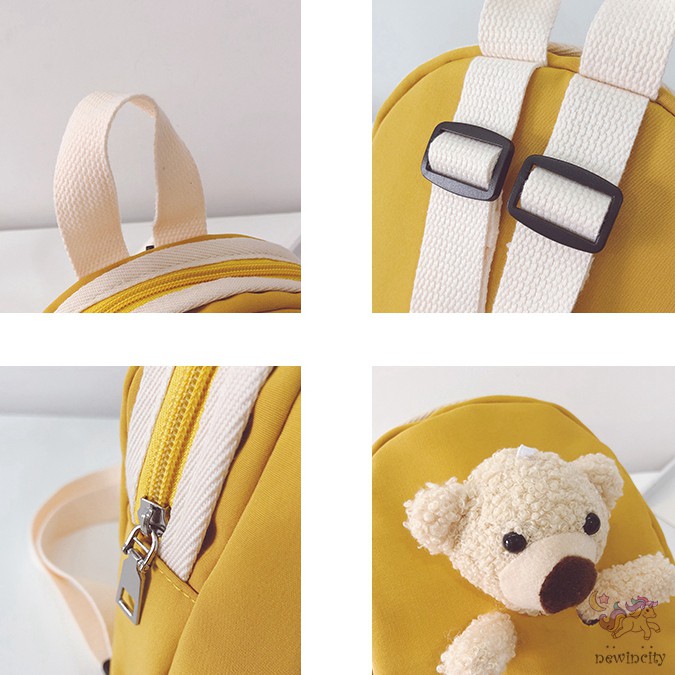 Balo Mini Kiểu Gấu Hoạt Hình Đáng Yêu Thời Trang Theo Phong Cách Hàn Quốc Cho Bé