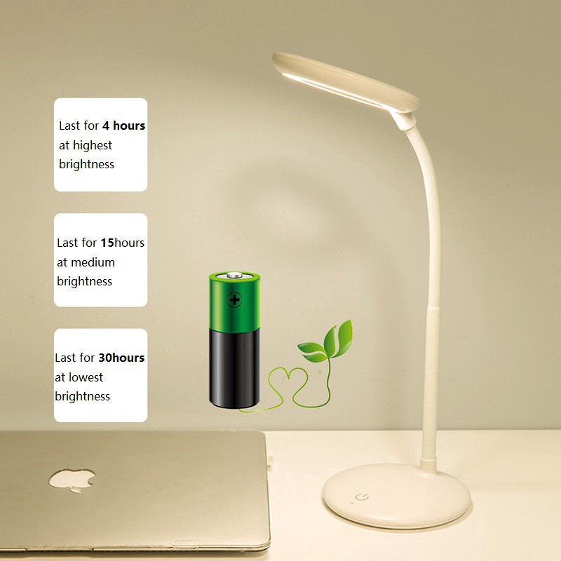 LED Đèn bàn với kính lúp USB sạc Dimmable bàn đèn đèn đọc sách