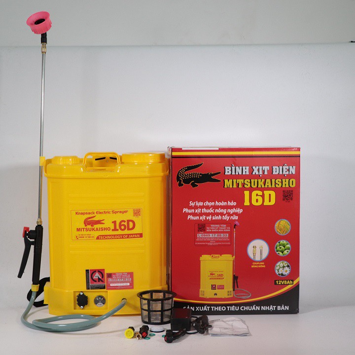 Bình xịt điện cá sấu Mitsukaisho 16 lít