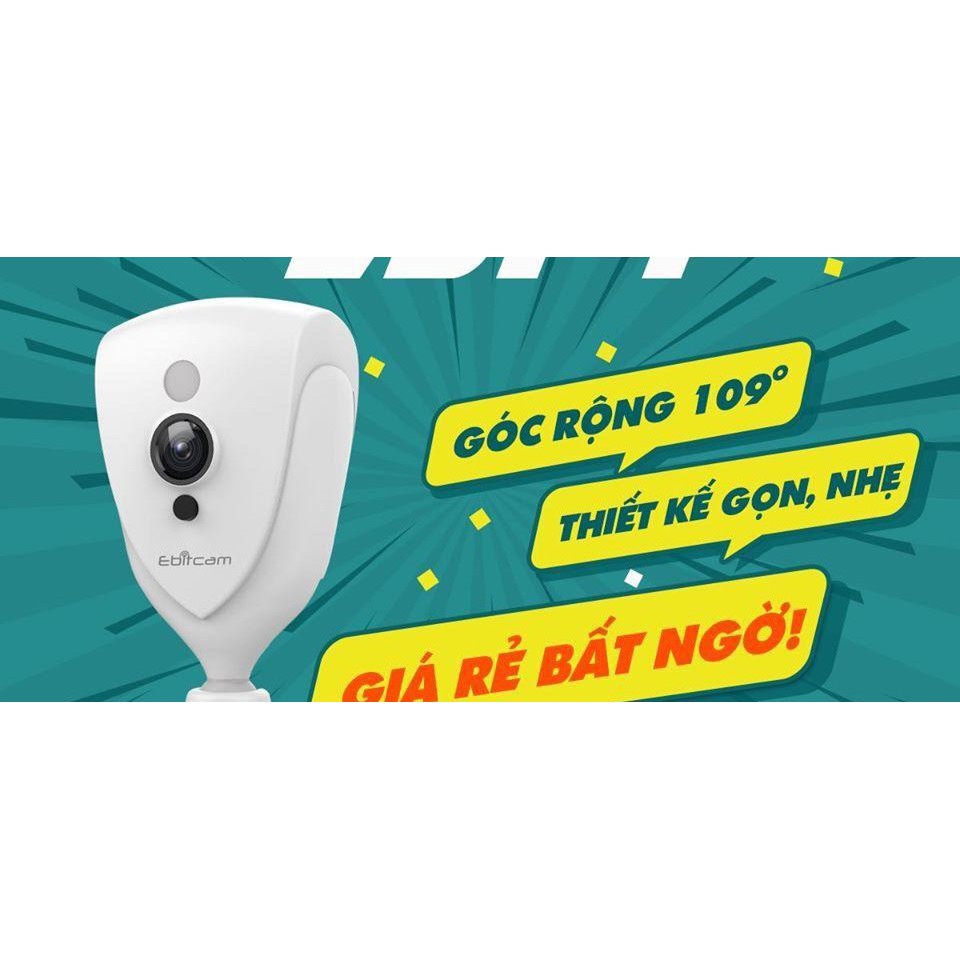 Camera IP Wifi Ebitcam EBF4 2.0MPx Full HD 1080P - MUA Kèm Thẻ Nhớ - GÓC RỘNG - HD