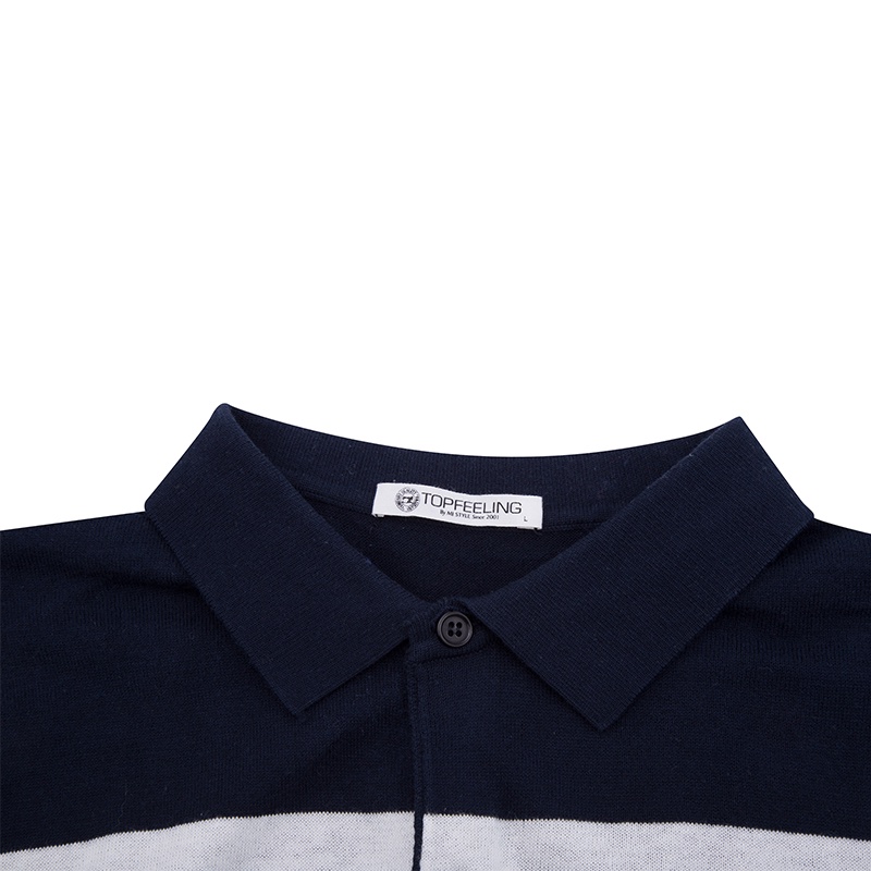 Áo Thun Polo Kẻ Ngang Hottrend Tay Ngắn NN-0037-tuideocheonguc.com