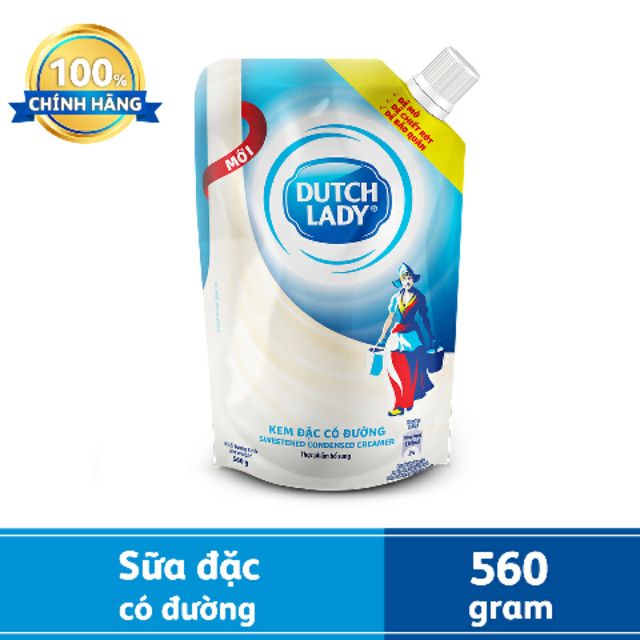Sữa đặc Dutch Lady Hà Lan dạng túi 560g