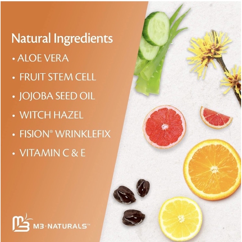 Serum Vitamin C cao cấp chuyên nghiệp M3 Naturals 30ml USA